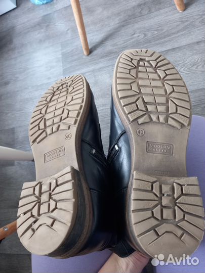 Ботинки демисезонные кожа 41