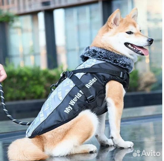 Жилет для собак зимний