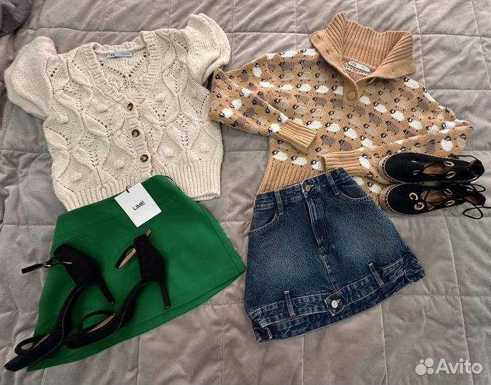 Одежда пакетом xs Zara lime
