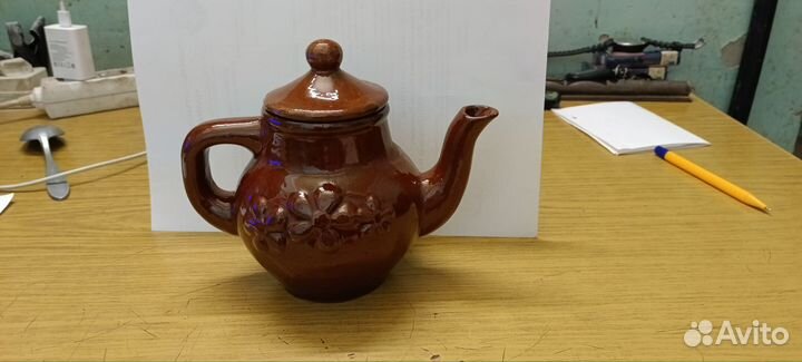 Чайник заварочный глиняный СССР