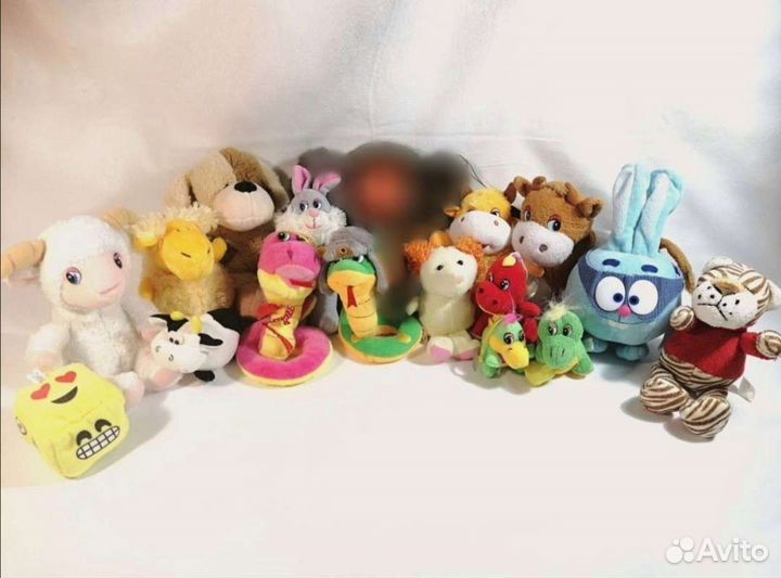 Маленькие мягкие игрушки 16 шт. б/у, цена за всех