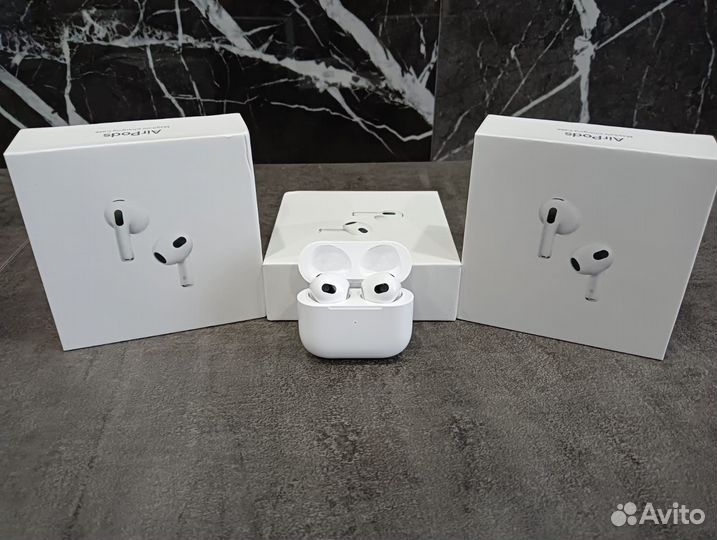 Airpods 3 platinum (бесплатная доставка+чехол)
