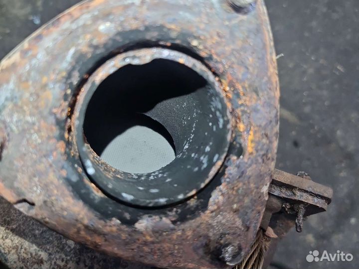 Опель корса z14xep коллектор с катализатором