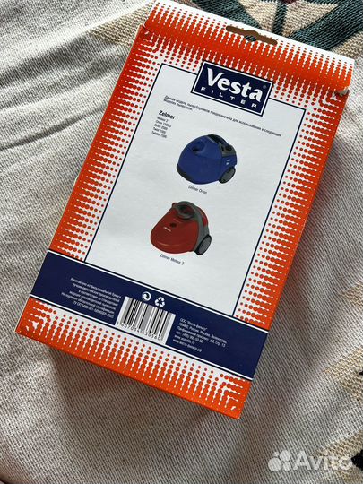 Мешки для пылесоса vesta filter zelmer zr 01