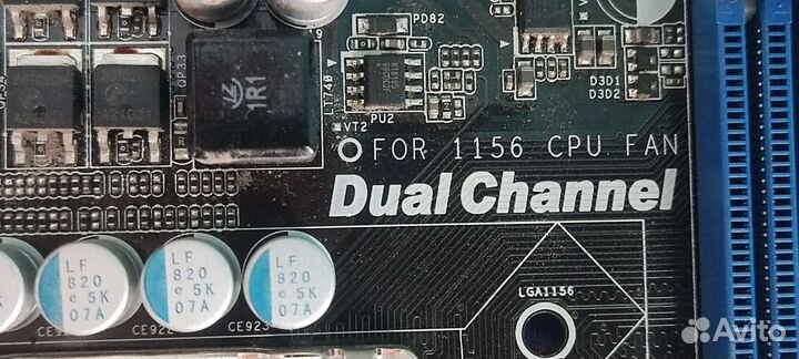 Материнская плата 1156+ проц i3