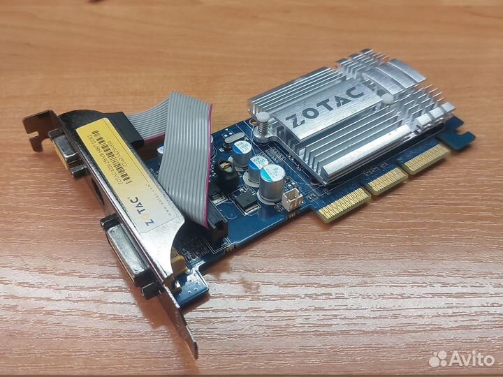 Видеокарта agp zotac 6200