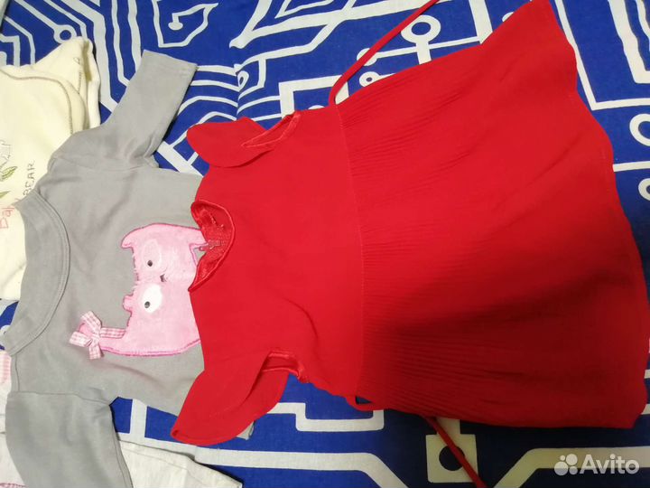 Вещи пакетом на девочку 62 68