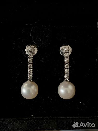 Серьги Mikimoto оригинал