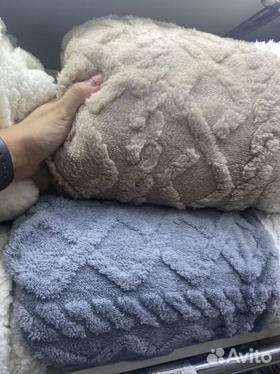 Пледы шерпа оригинал евро