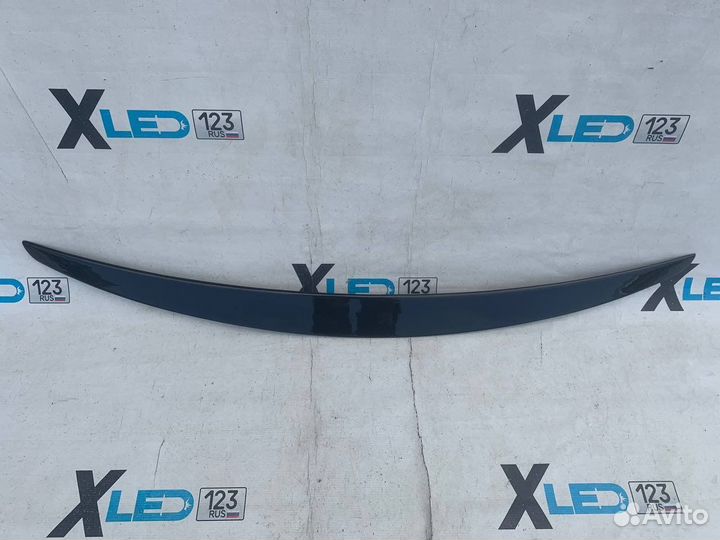 Спойлер Mercedes W222 S222 AMG чёрный глянец