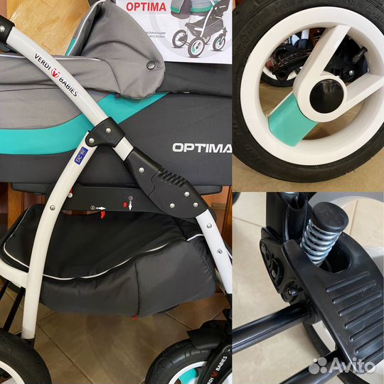 Коляска Verdi optima 3 в 1 новая