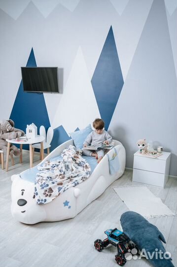 Детская кровать мягкая