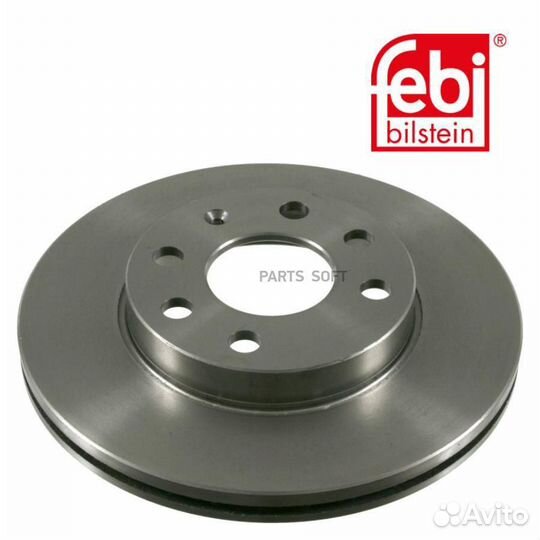 Febi 19508 Диск торм.пер.opel combo Tour 1.7 DI 16