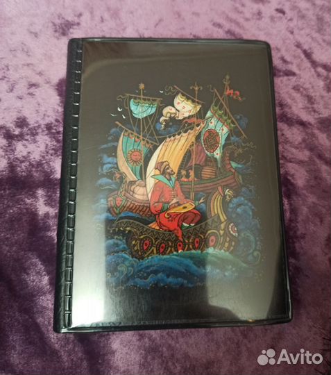 Палеховские щетка для одежды, блокнот, шкатулка