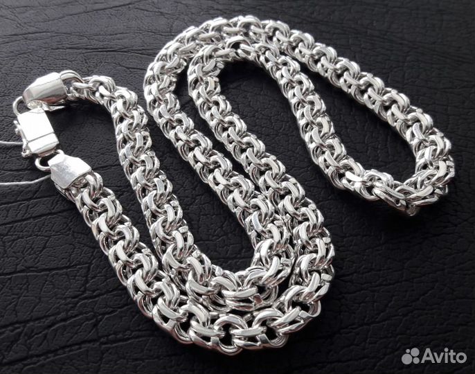 Серебряная цепь 925 пробы,Бисмарк,92,1гр,55см