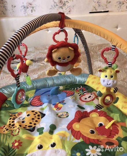 Коврик детский развивающий Мазеркеа с музыкой