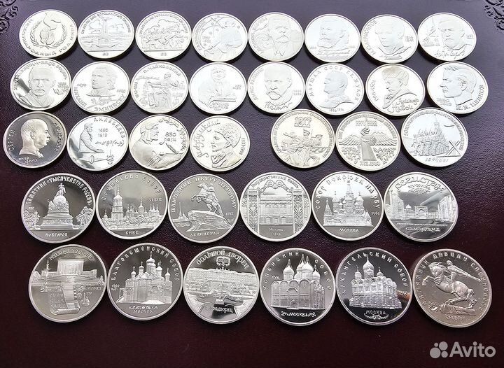 Юбилейные монеты СССР Олимпиада 80 к-кт отборные