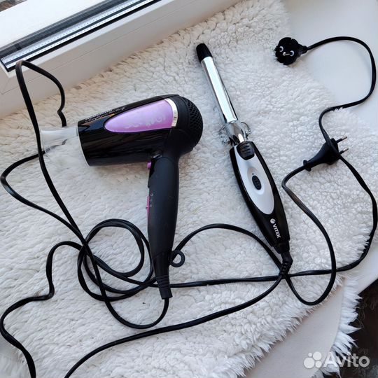 Плойка для волос, фен для волос
