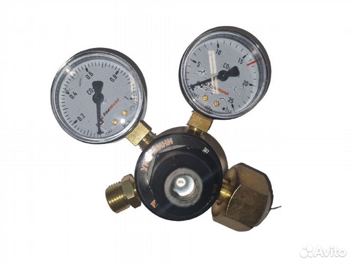 Редуктор ур-6 мини (углекислотный, 2 манометра)