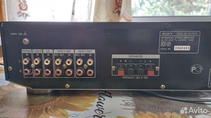 Усилитель Sony ta-fe210