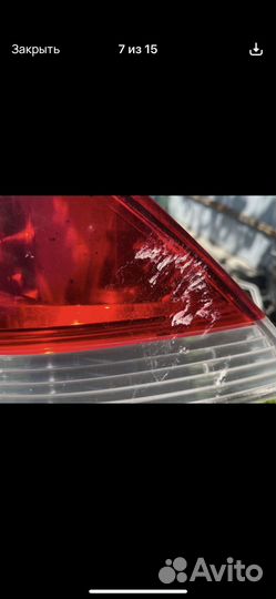 Фонарь задний правый mitsubishi lancer 9