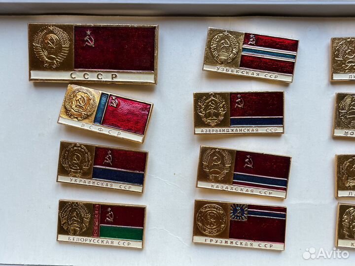 Полный набор значков 