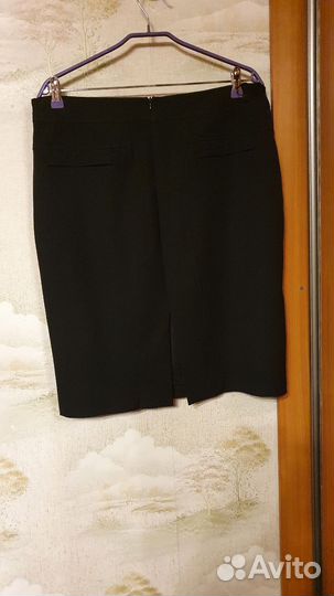 Юбка классическая черная