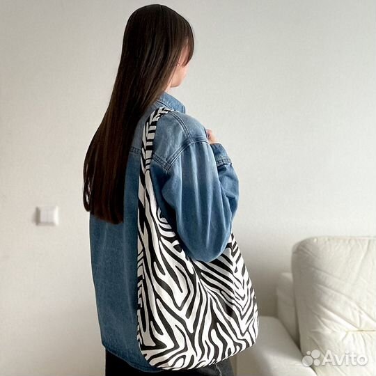 Сумка шоппер Зебра