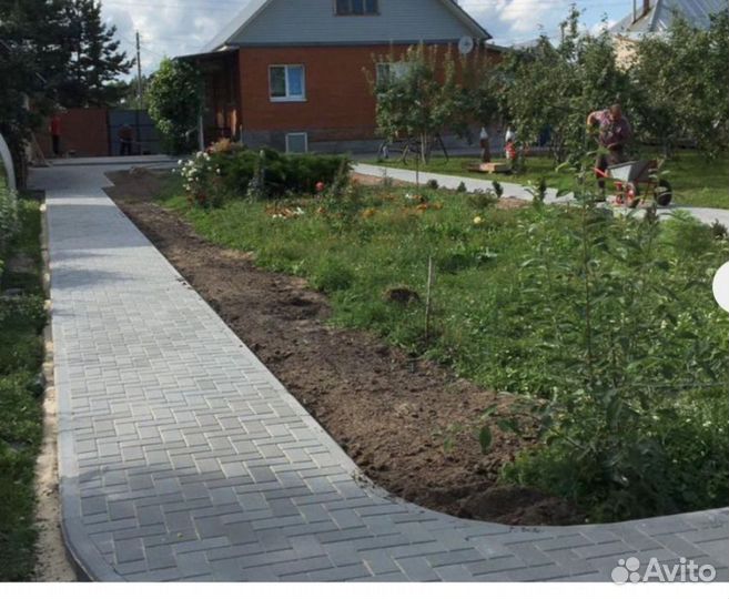 Тротуарная плитка / Бардюр садовый