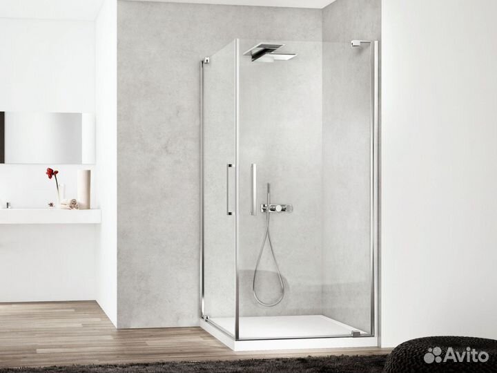 Душевая кабина с матовым стеклом