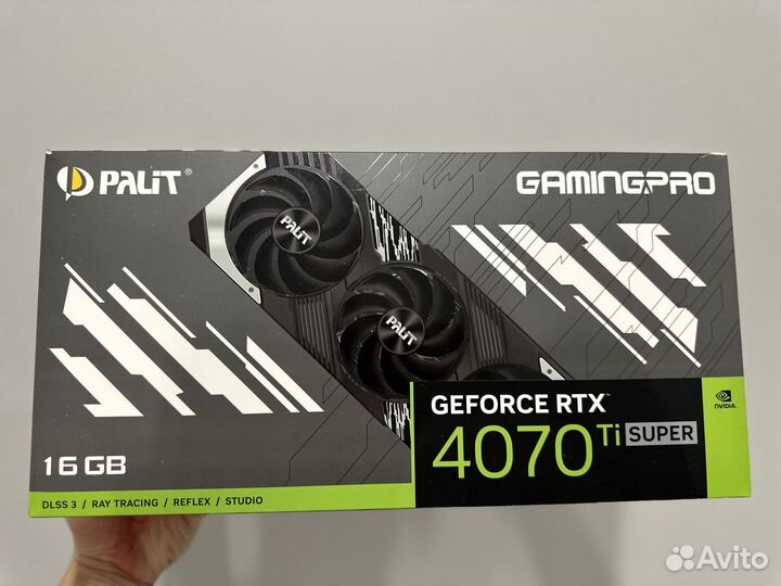 Видеокарта Palit GeForce RTX 4070 Ti super GamingP