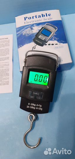 Электронный безмен до 50кг с яркой подсветкой