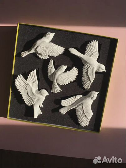 Барельеф / Панно Стая птиц