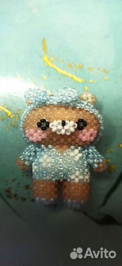 Мишка амигуруми ручной работы