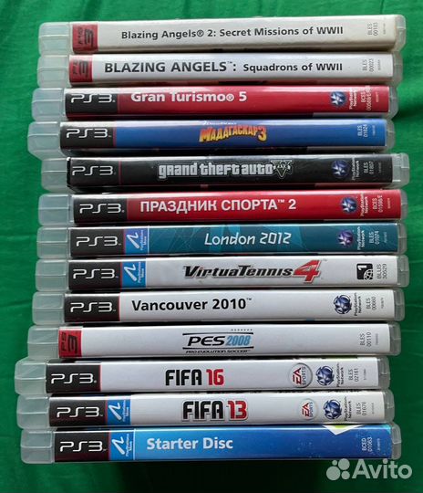 Диски PS3 (12 штук)