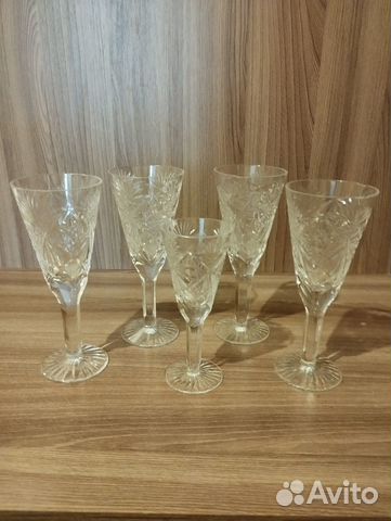 Фужеры и стопки хрустальные СССР