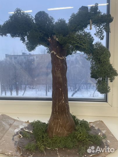 Древо из глины