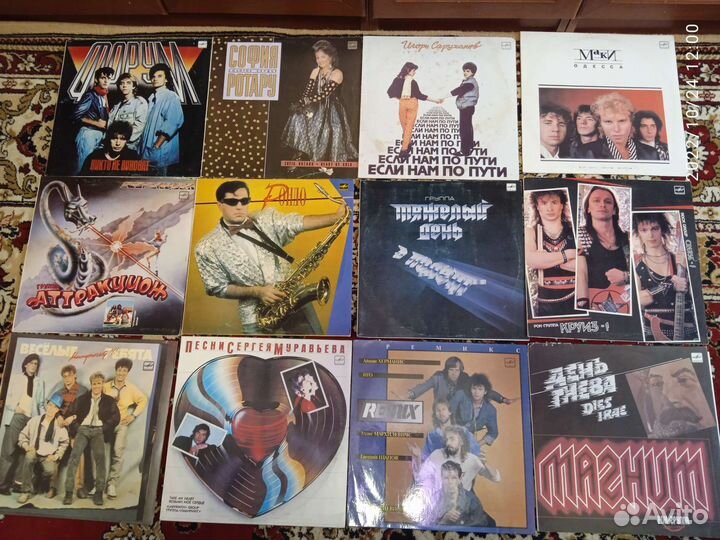 Виниловые пластинки 80-90 годов