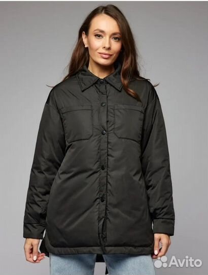 Куртка рубашка женская оверсайз