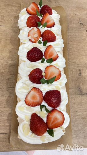 Меренговый рулет