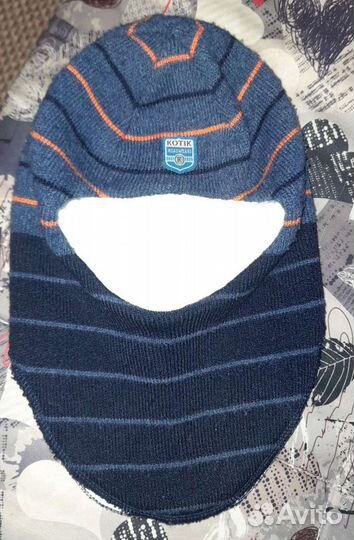 Шапка шлем для мальчика