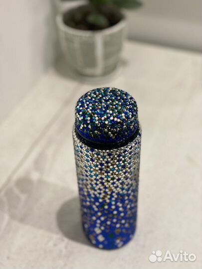 Бутылка для воды из страз