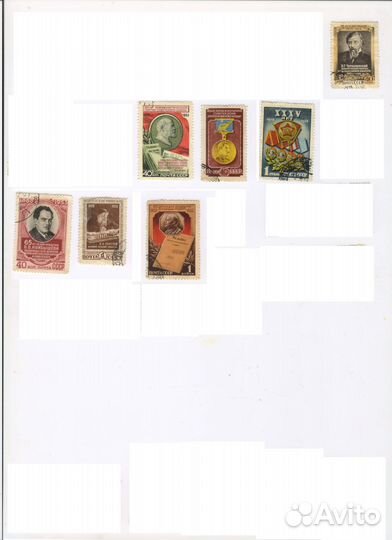 Марки СССР 1953-1955 год
