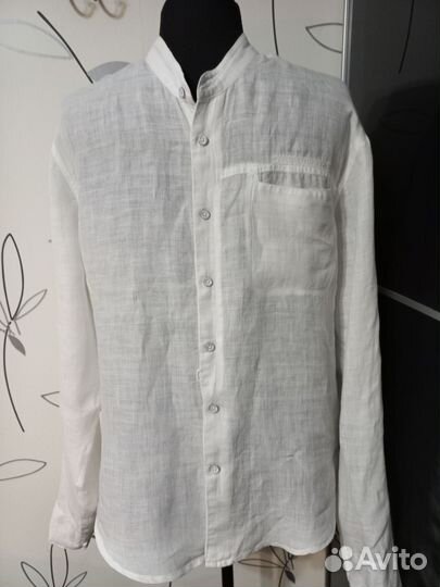 Мужская рубашка белая