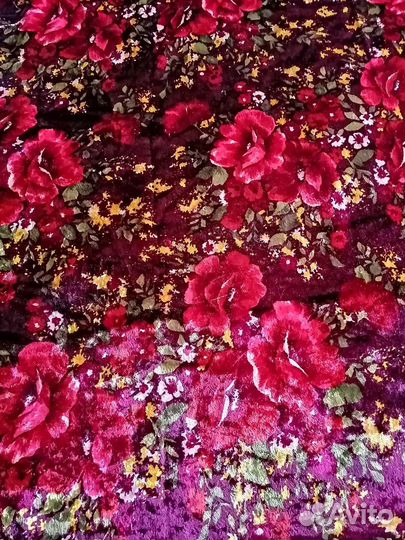 Скатерть плюшевая СССР