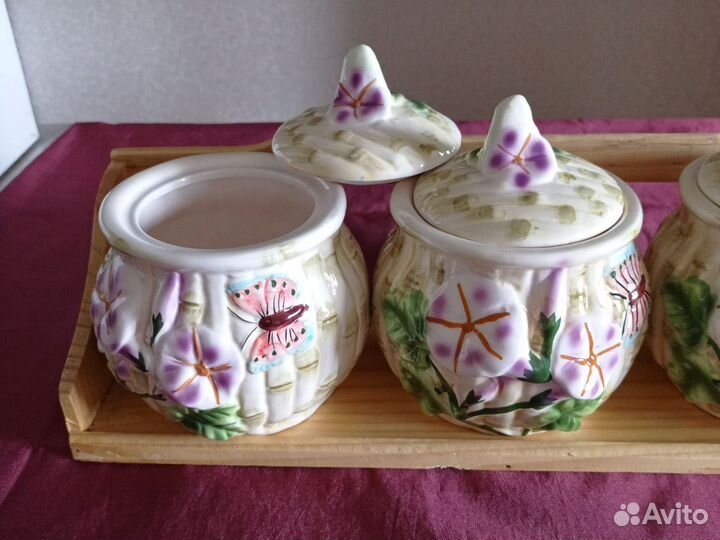 Банки для сыпучих продуктов керамика