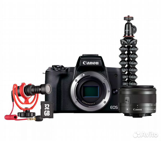 Беззеркальный фотоаппарат Canon EOS M50 Mark II Vl