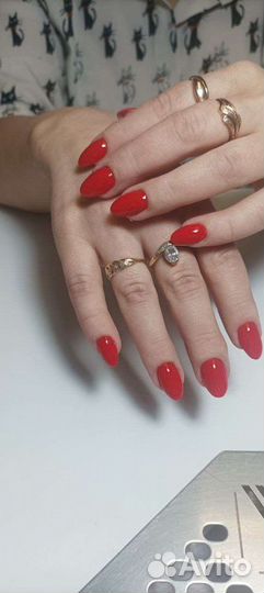 Инновационный маникюр- пудровое покрытие,титан