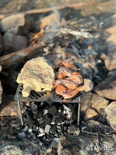 Походная, компактная решётка гриль