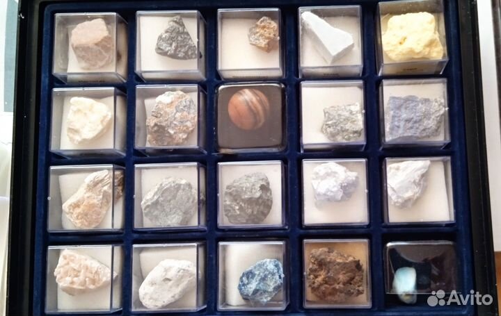 Камни и минералы коллекция